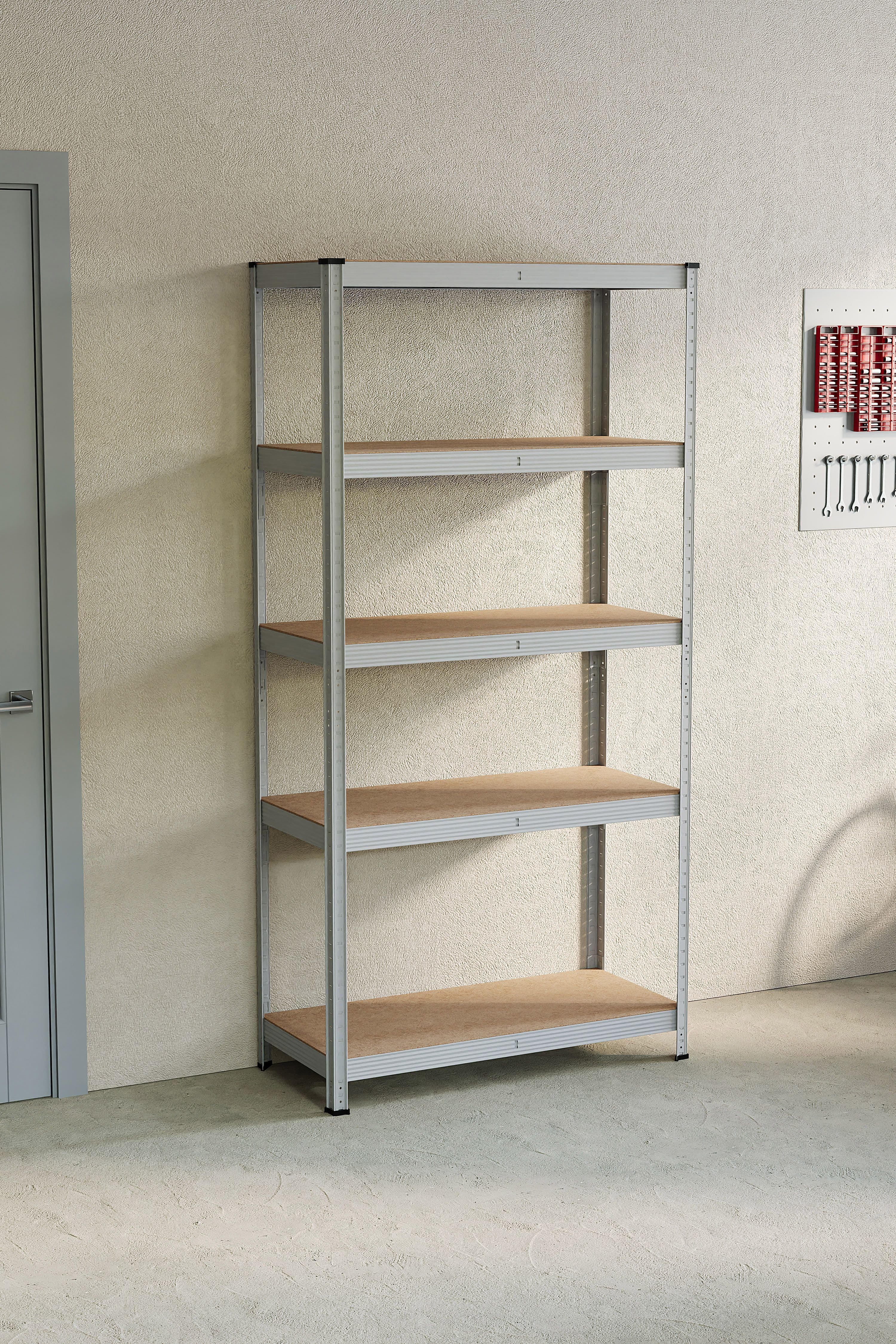 Vida 5 Tier Garage Shelf Galvanised purpose Storage 1500 x 700 x 300 mm