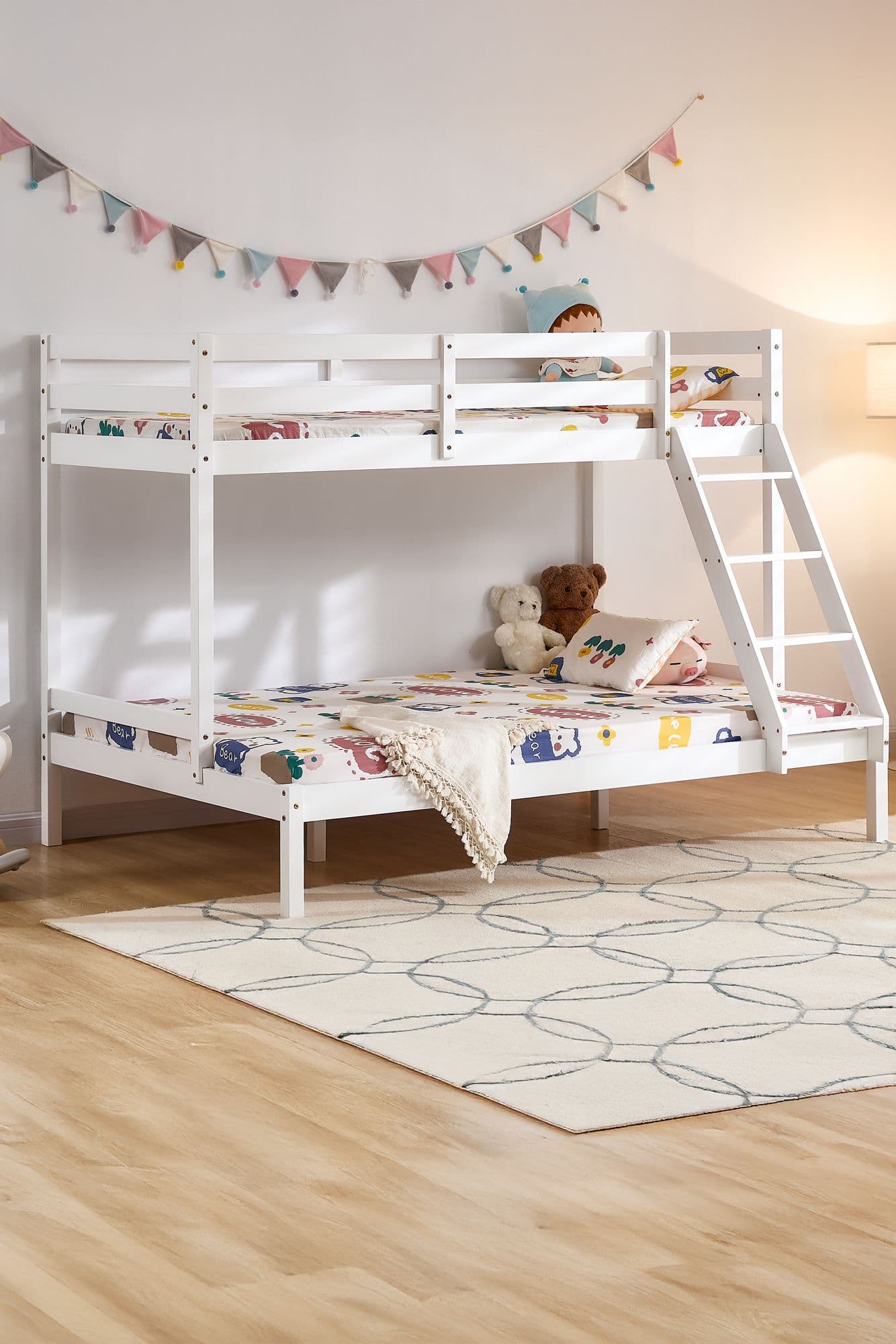 Vida Designs Sydney Triple Sleeper Bunk Bed Frame Bedroom Furniture
