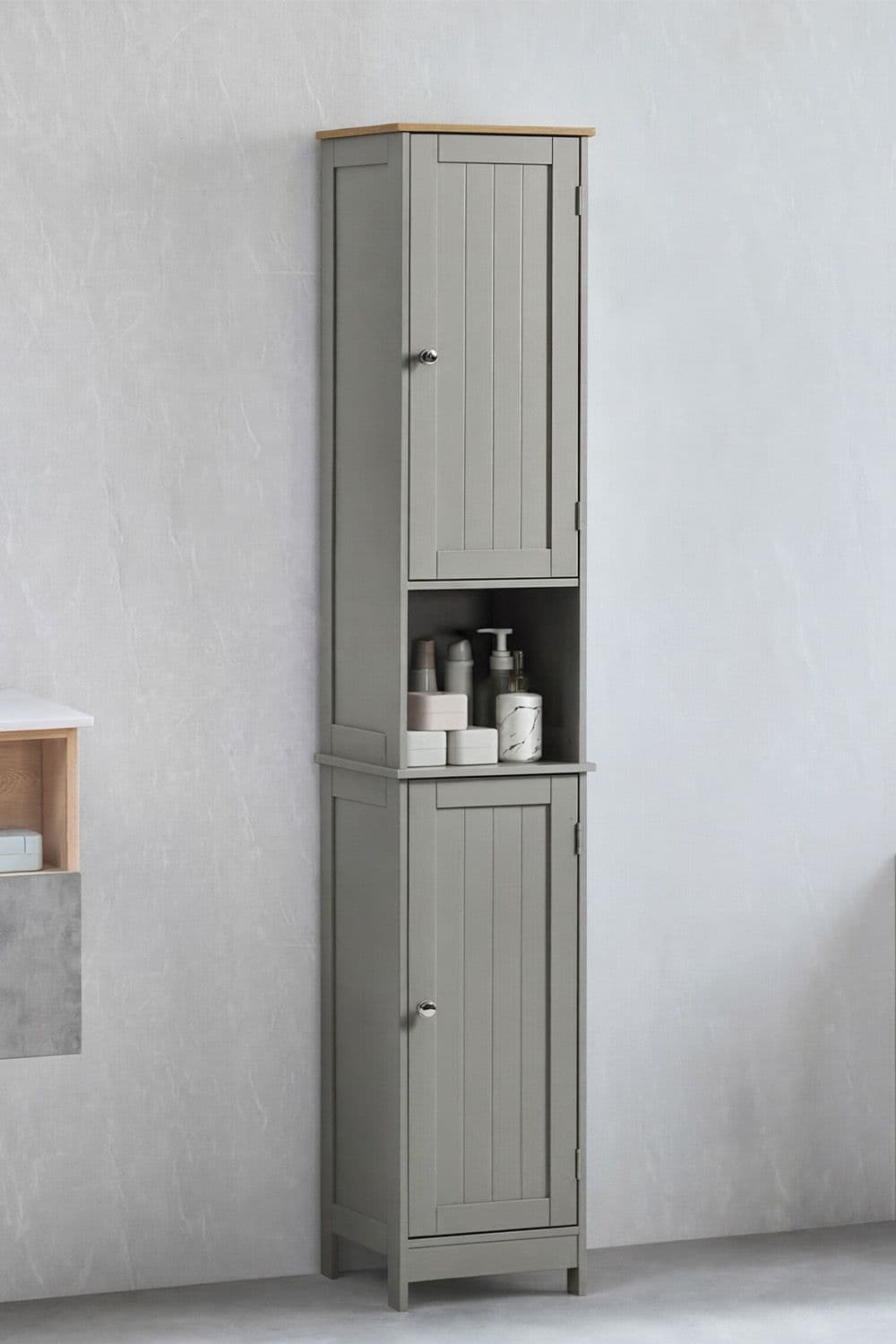 Bath Vida Priano 2 Door Tall Cabinet Cupboard Bathroom Storage 1700 x 320 x 300 mm