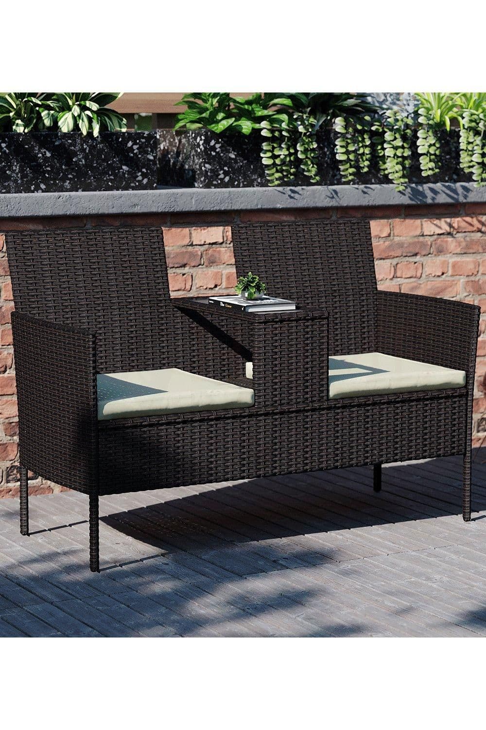 Garden Vida Vienna Love Seat Garden 2 Seater Outdoor Garden Furniture