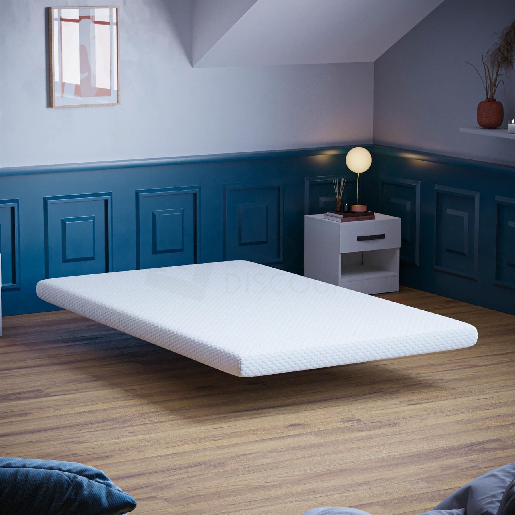 Vida Designs Value Memory Foam Mattress 4" High Quality Durable Bedroom Mattress