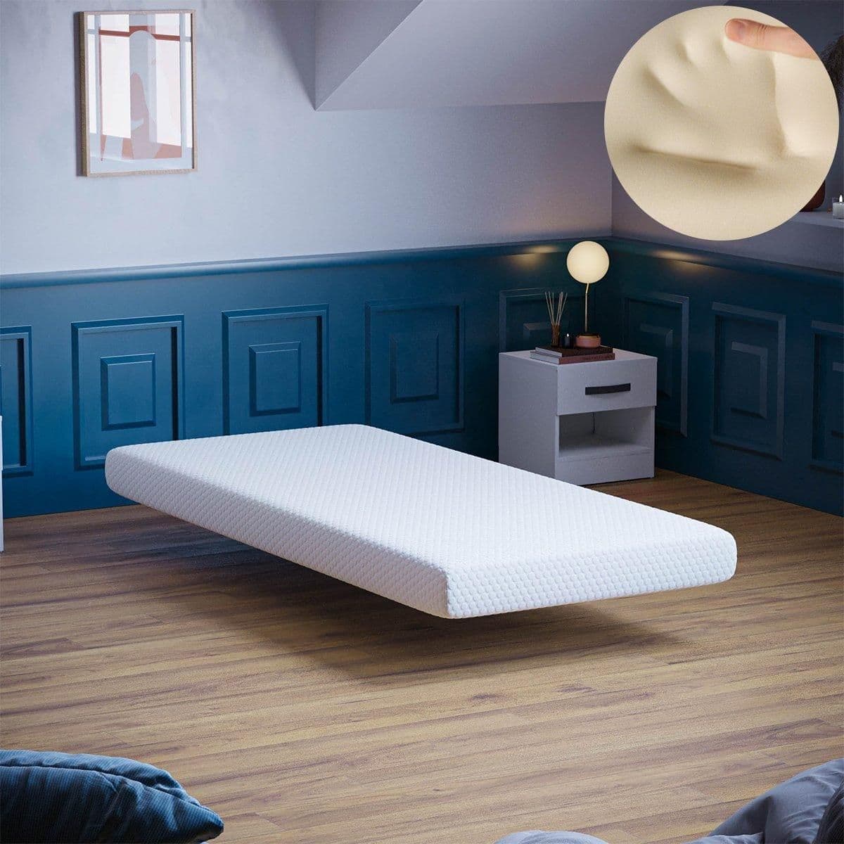 Vida Designs Comfort Memory Foam Mattress 6" High Quality Durable Bedroom Mattress