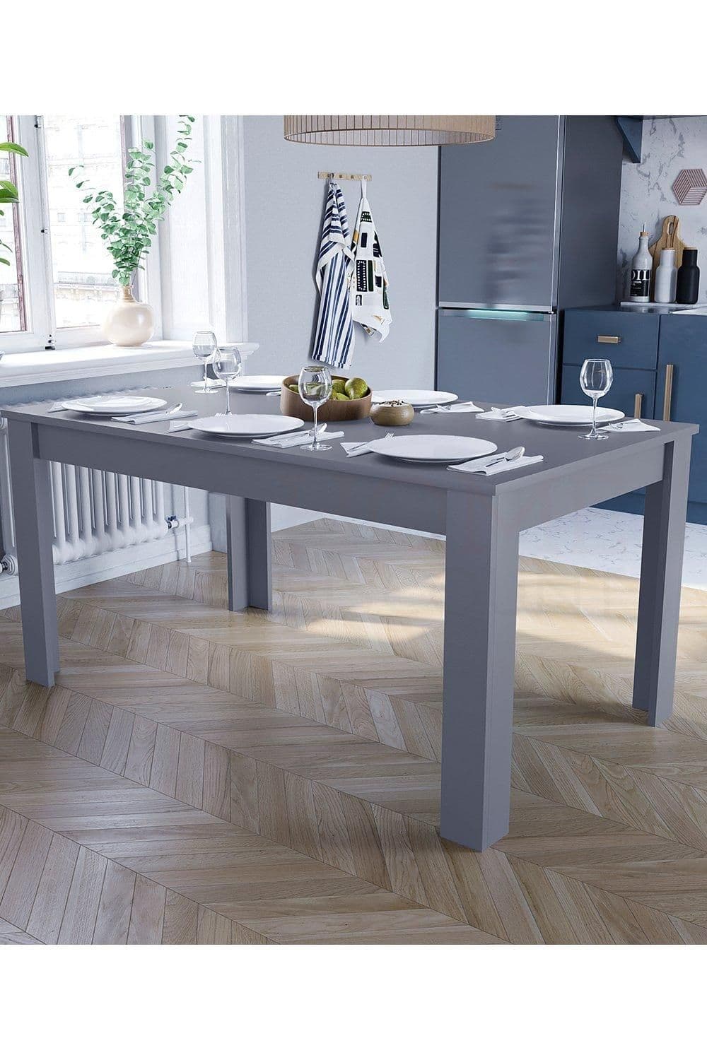 Vida Designs Medina 6 Seater Dining Table Dining Room Furniture