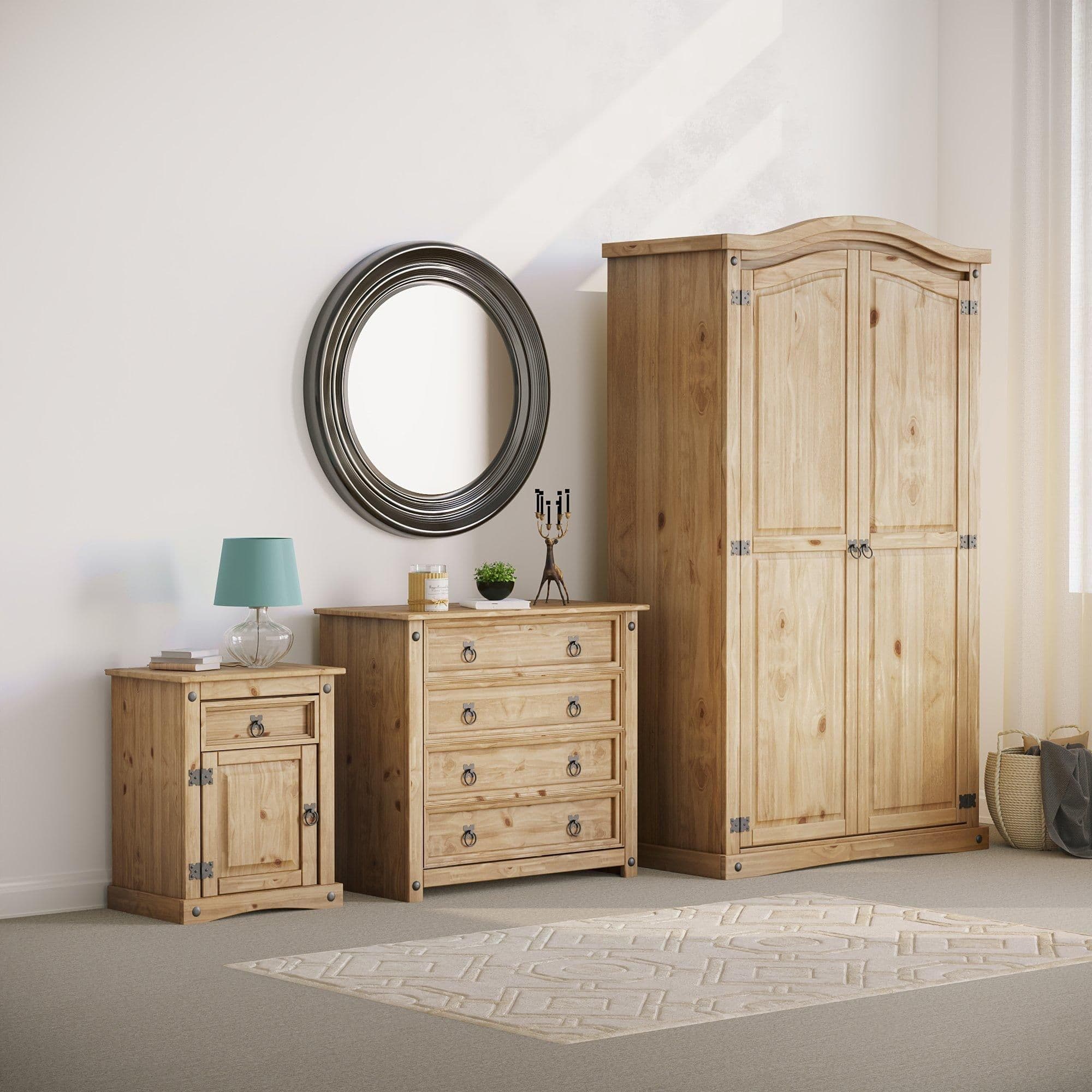 Vida Designs Corona Trio Bedroom Set Furniture