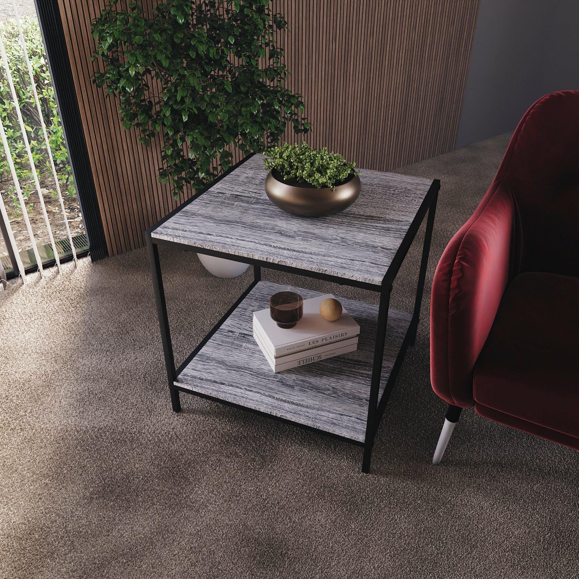 Vida Designs Brooklyn End Table Coffee Side Table Living Room Bedroom Furniture