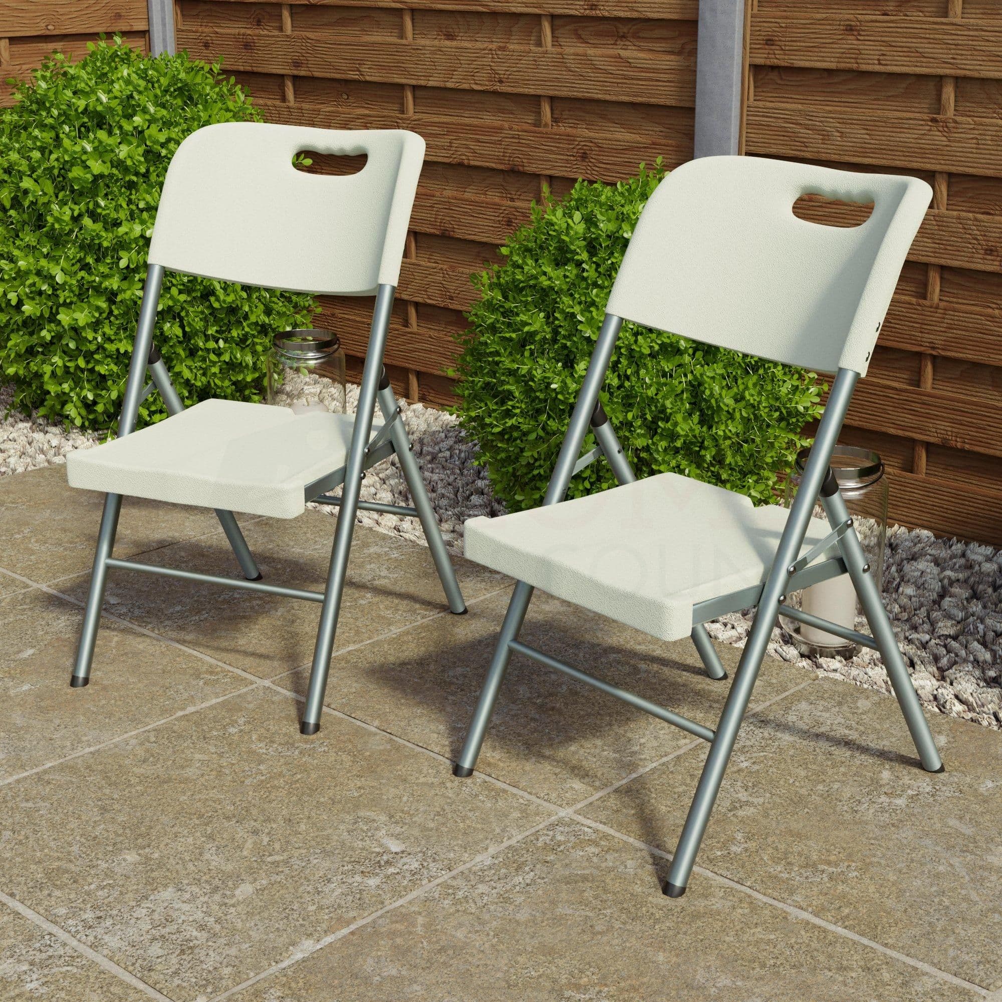 Vida Portable Folding Chairs Indoor Outdoor Set 2
