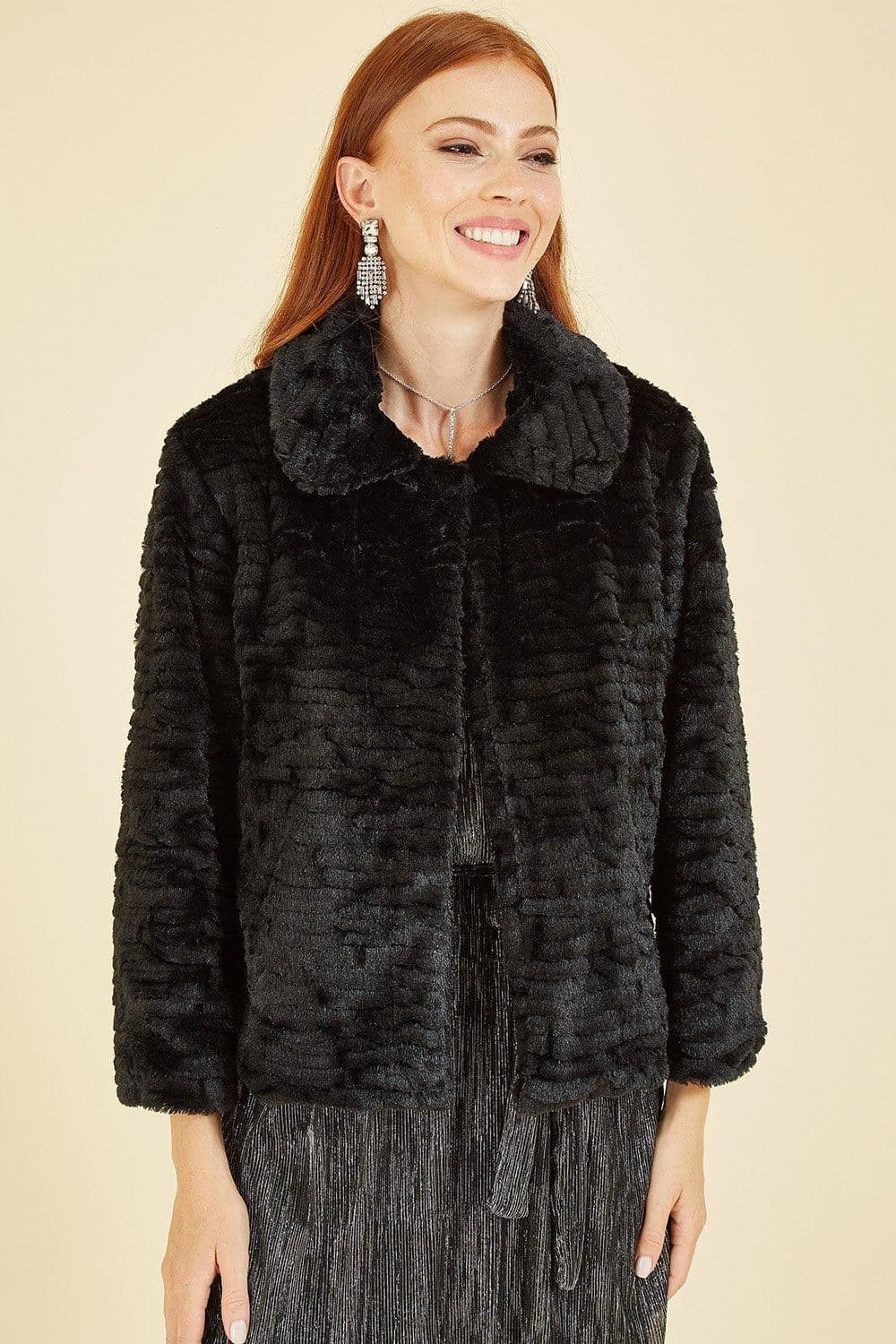 Faux Fur Short Jacket