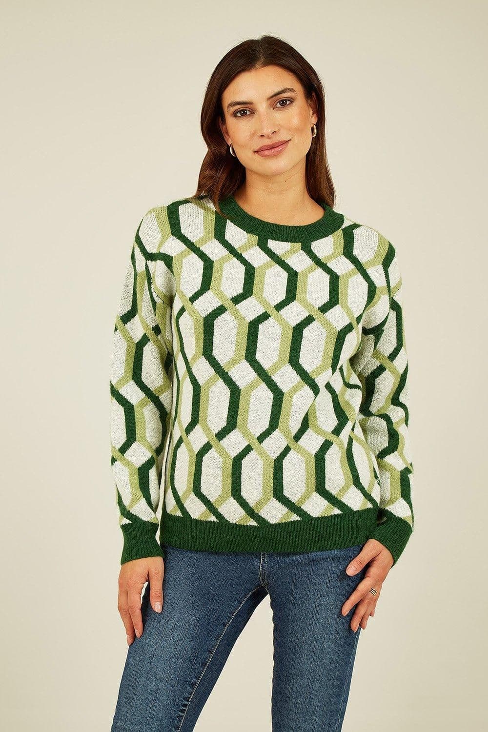Retro Pattern Jumper