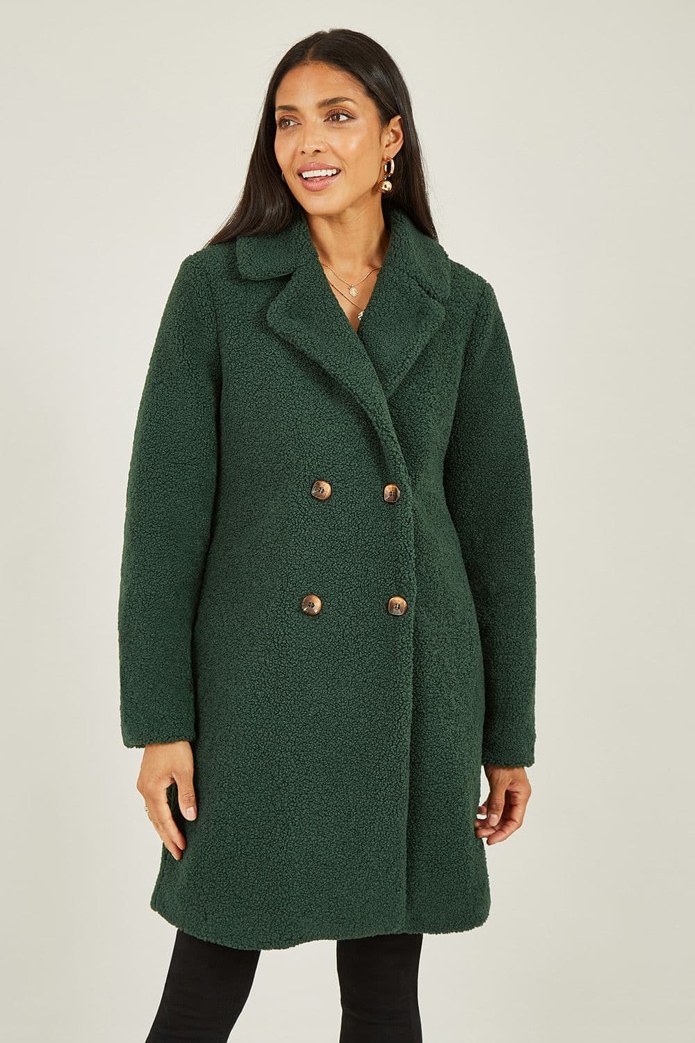 Green Teddy Bear Coat