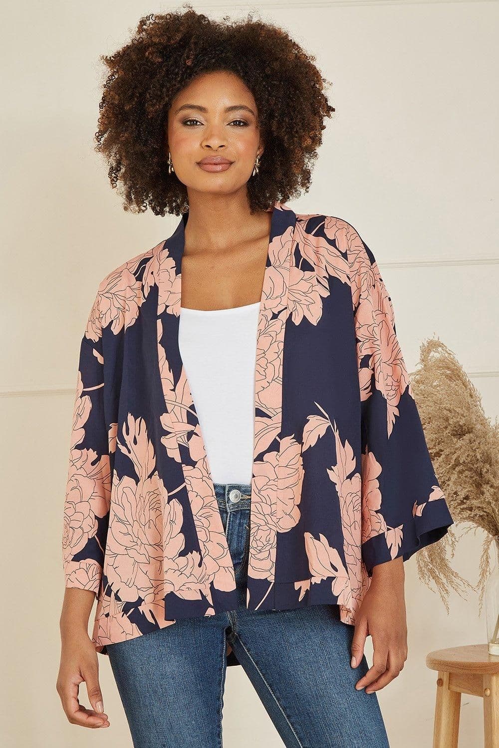 Blossom Print Kimono