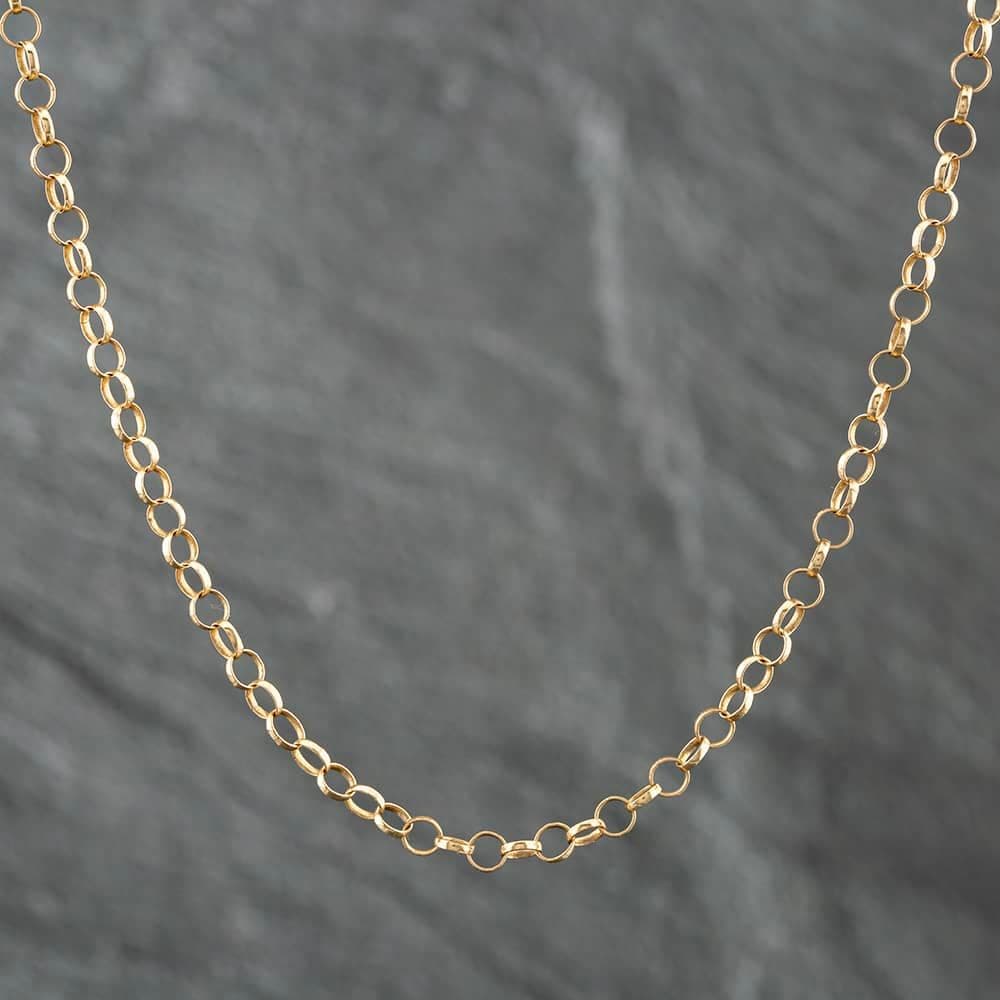 Preloved 9ct Yellow Gold 18 Inch Belcher Chain