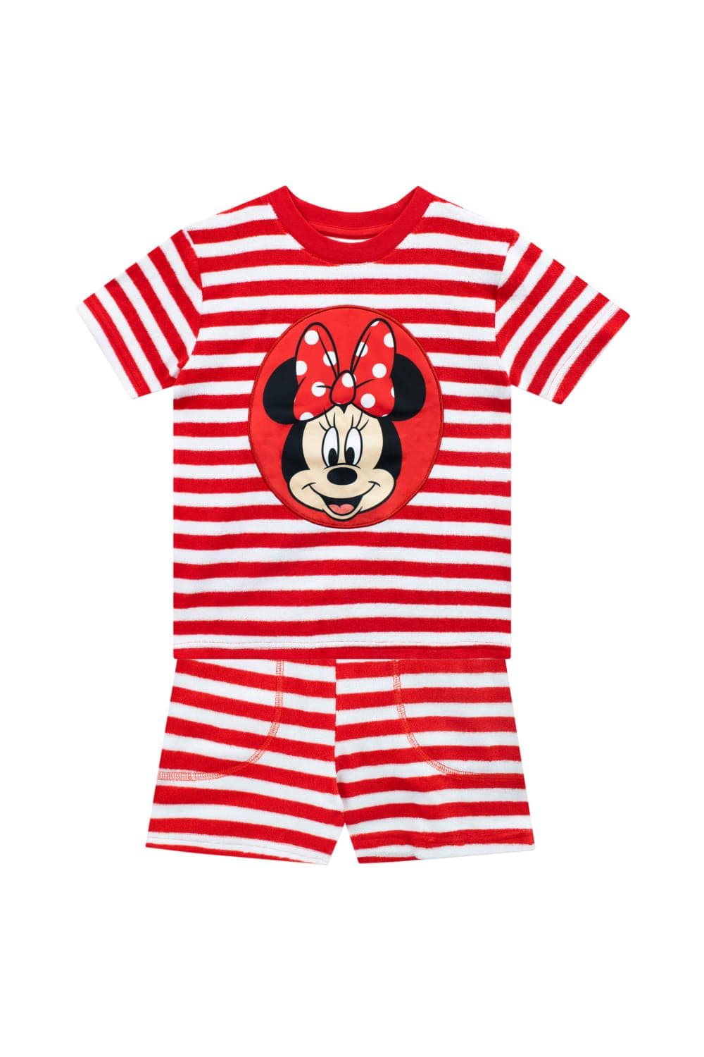 Minnie Mouse T Shirts Shorts Towelling Set
