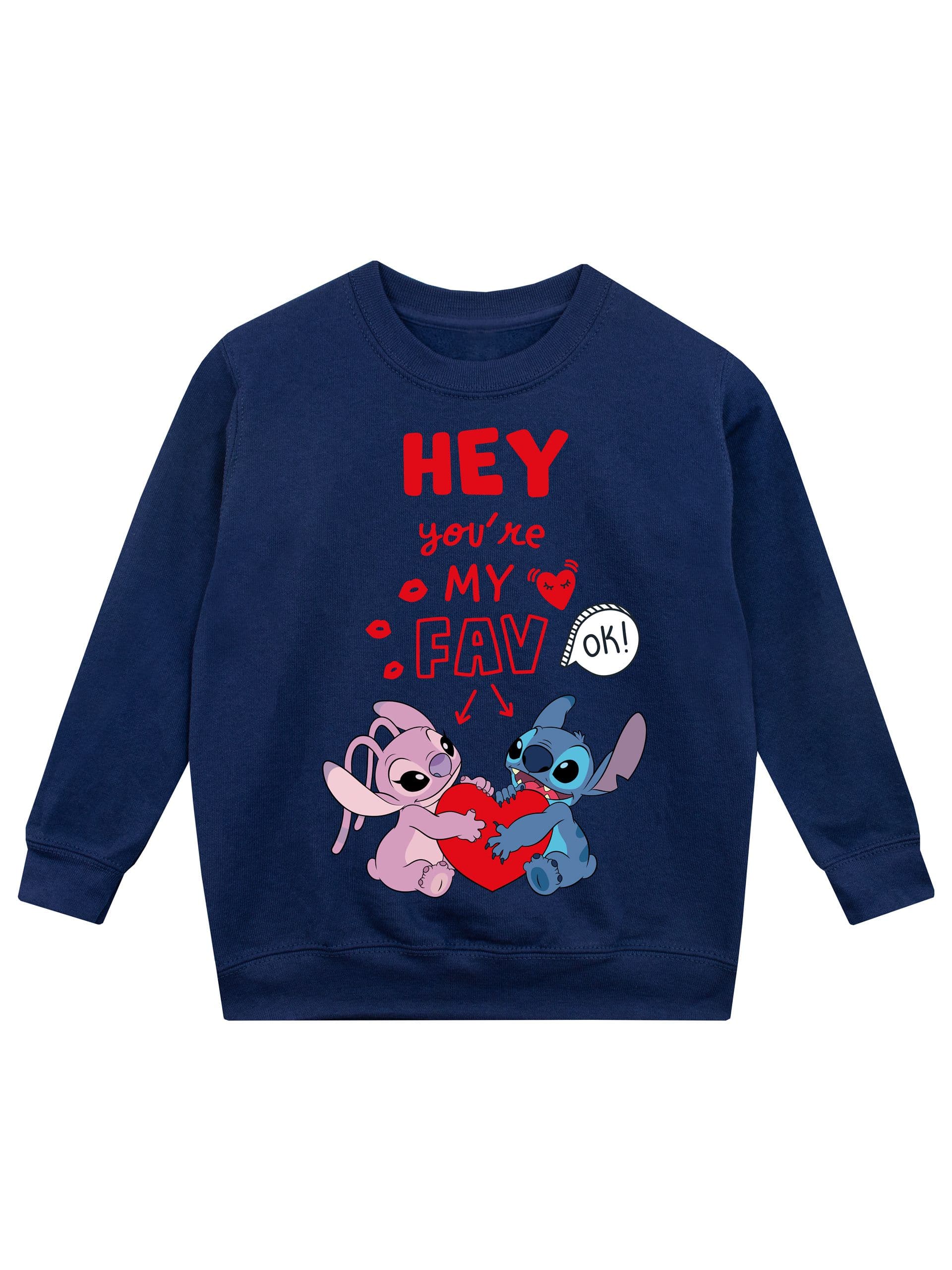 Lilo Stitch Valentines Sweatshirt