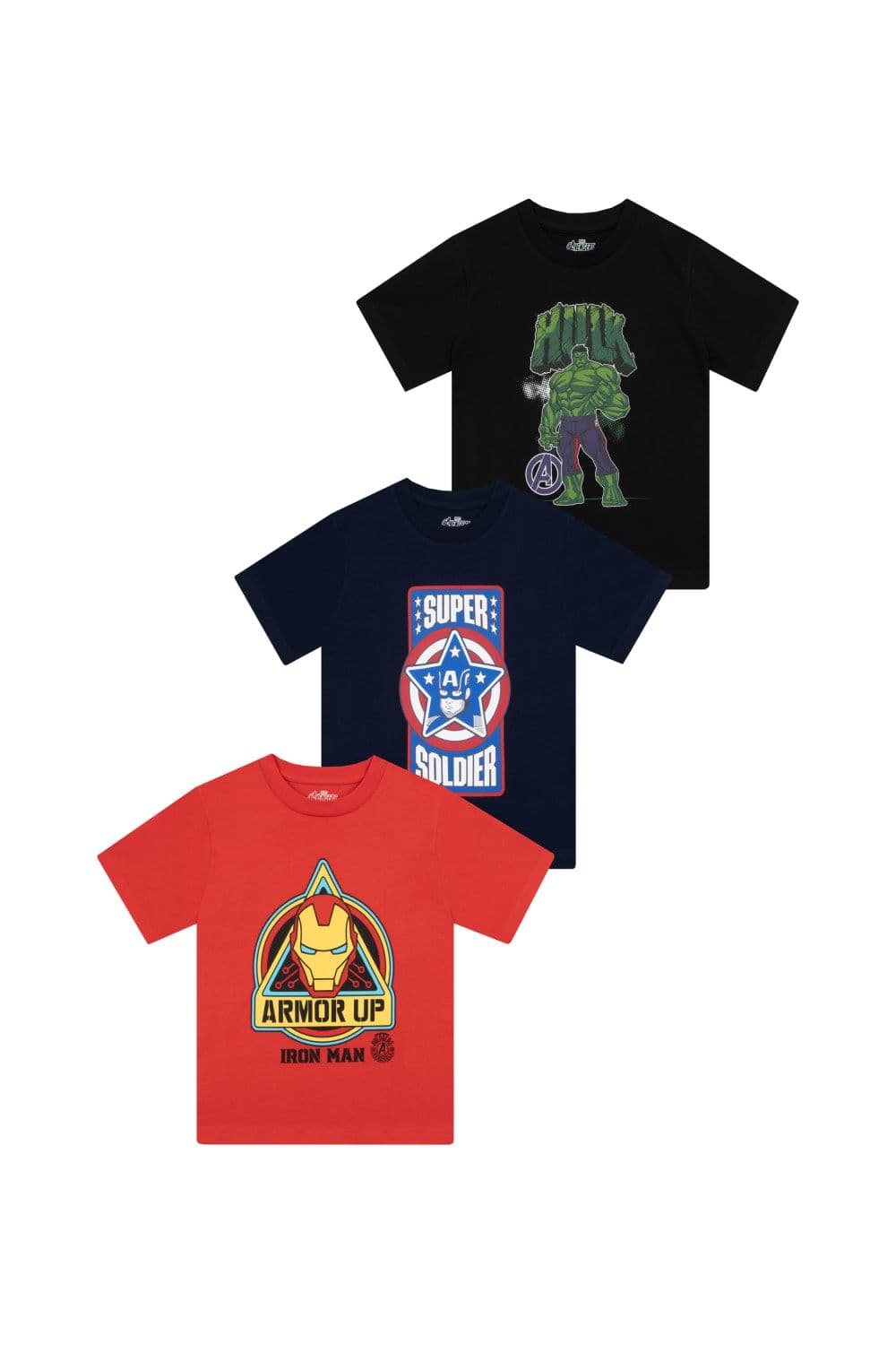 Avengers T Shirts 3 Pack