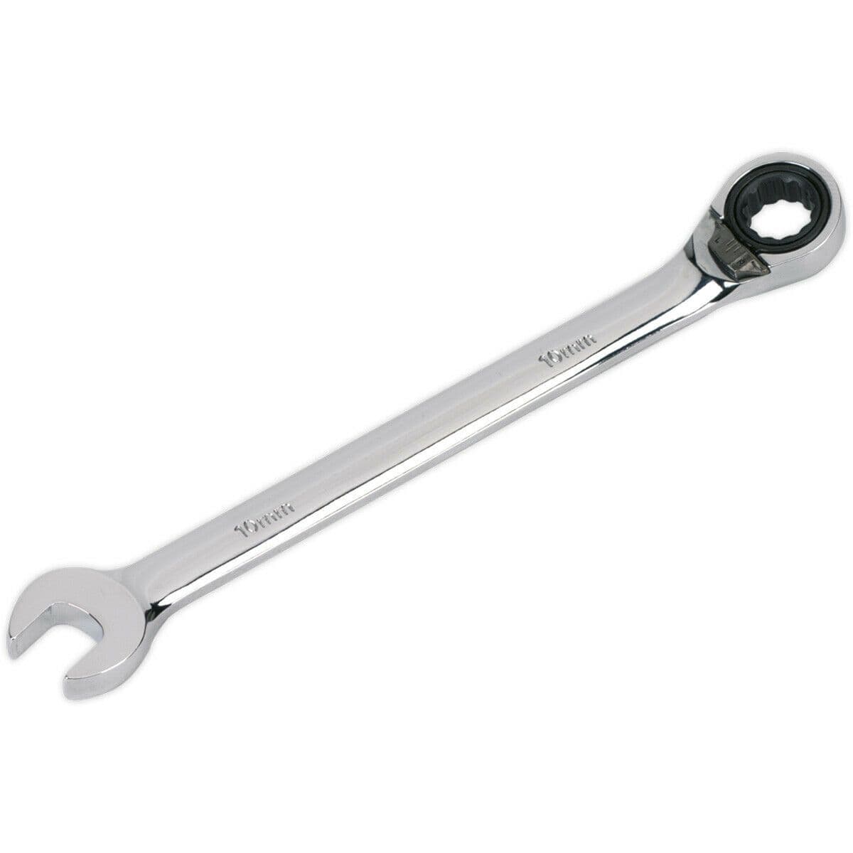 10mm Reversible Ratchet Combination Spanner Chrome Vanadium Steel Wrench