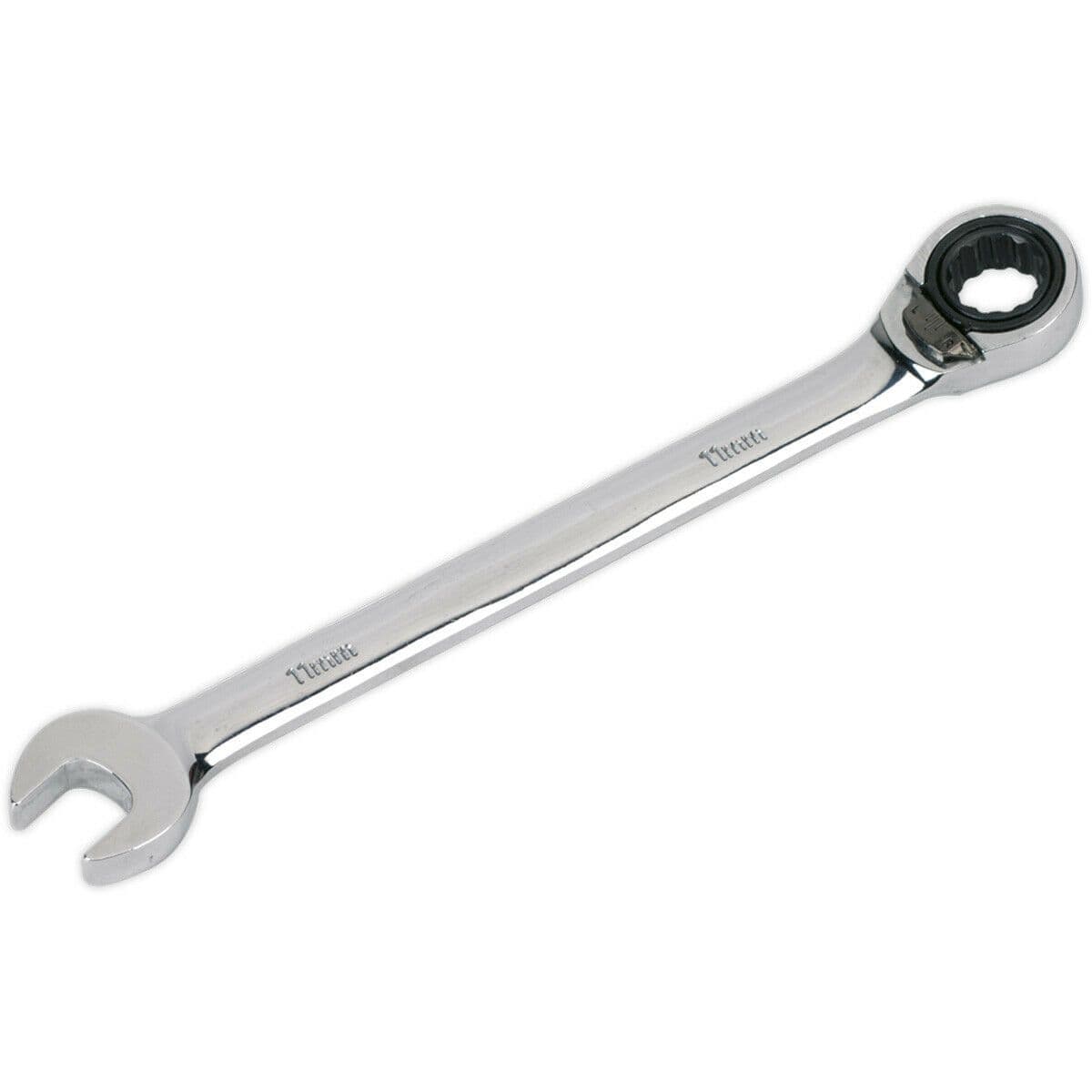 11mm Reversible Ratchet Combination Spanner Chrome Vanadium Steel Wrench