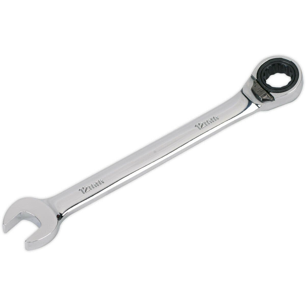 12mm Reversible Ratchet Combination Spanner Chrome Vanadium Steel Wrench