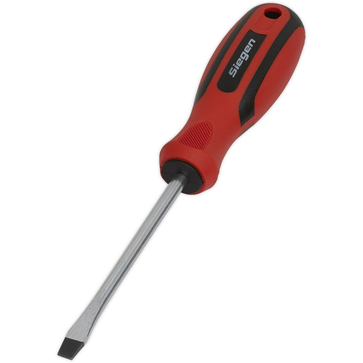 Slotted 6 x 100mm Screwdriver Soft Grip Handle Chrome Vanadium Shaft
