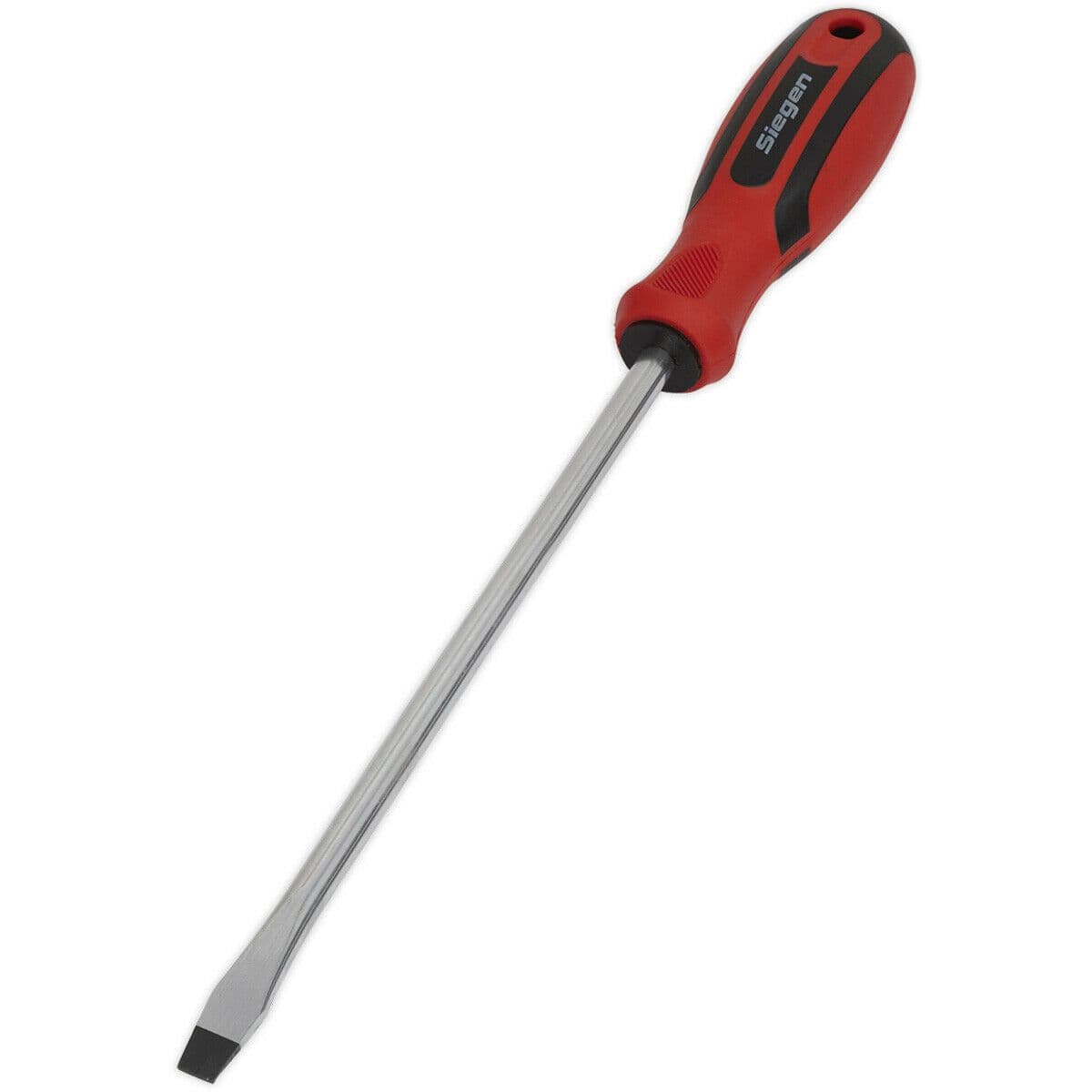 Slotted 8 x 200mm Screwdriver Soft Grip Handle Chrome Vanadium Shaft