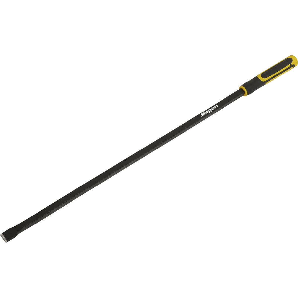 900mm Heavy Duty Straight Pry Bar Hammer Caps Hardened Steel Soft Grip