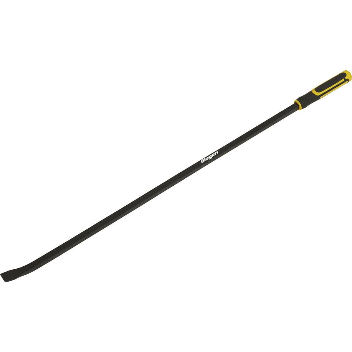 1220mm Heavy Duty 25° Pry Bar Hammer Cap Hardened Steel Shaft Soft Grip