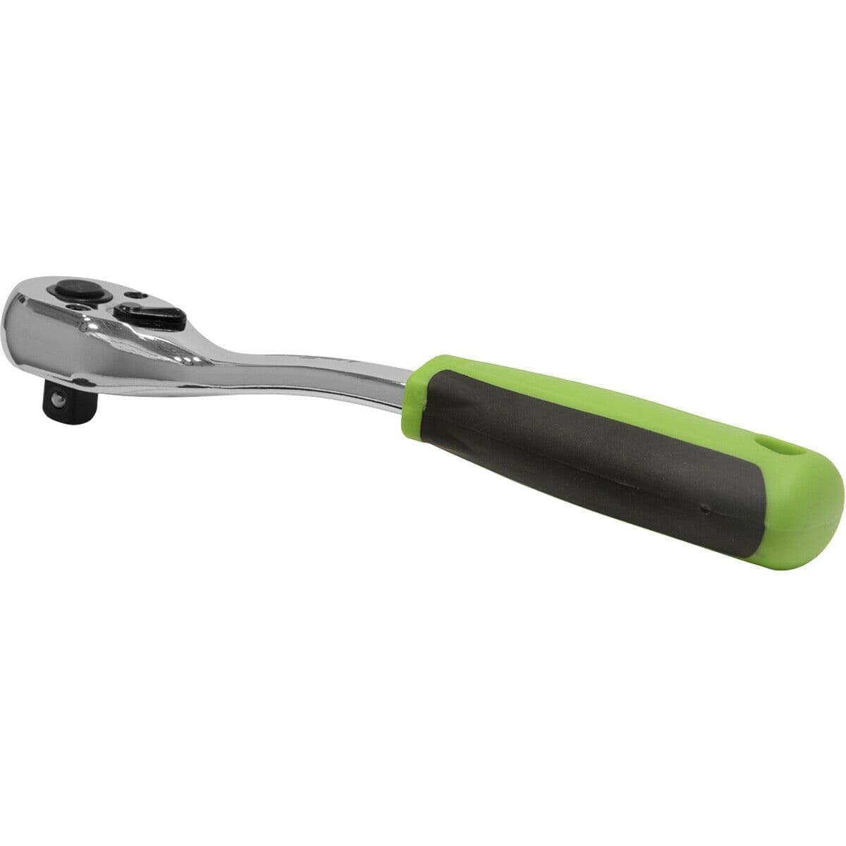 72 Tooth Offset Flip Reverse Ratchet Wrench 3 8 Inch Sq Drive Pear Head