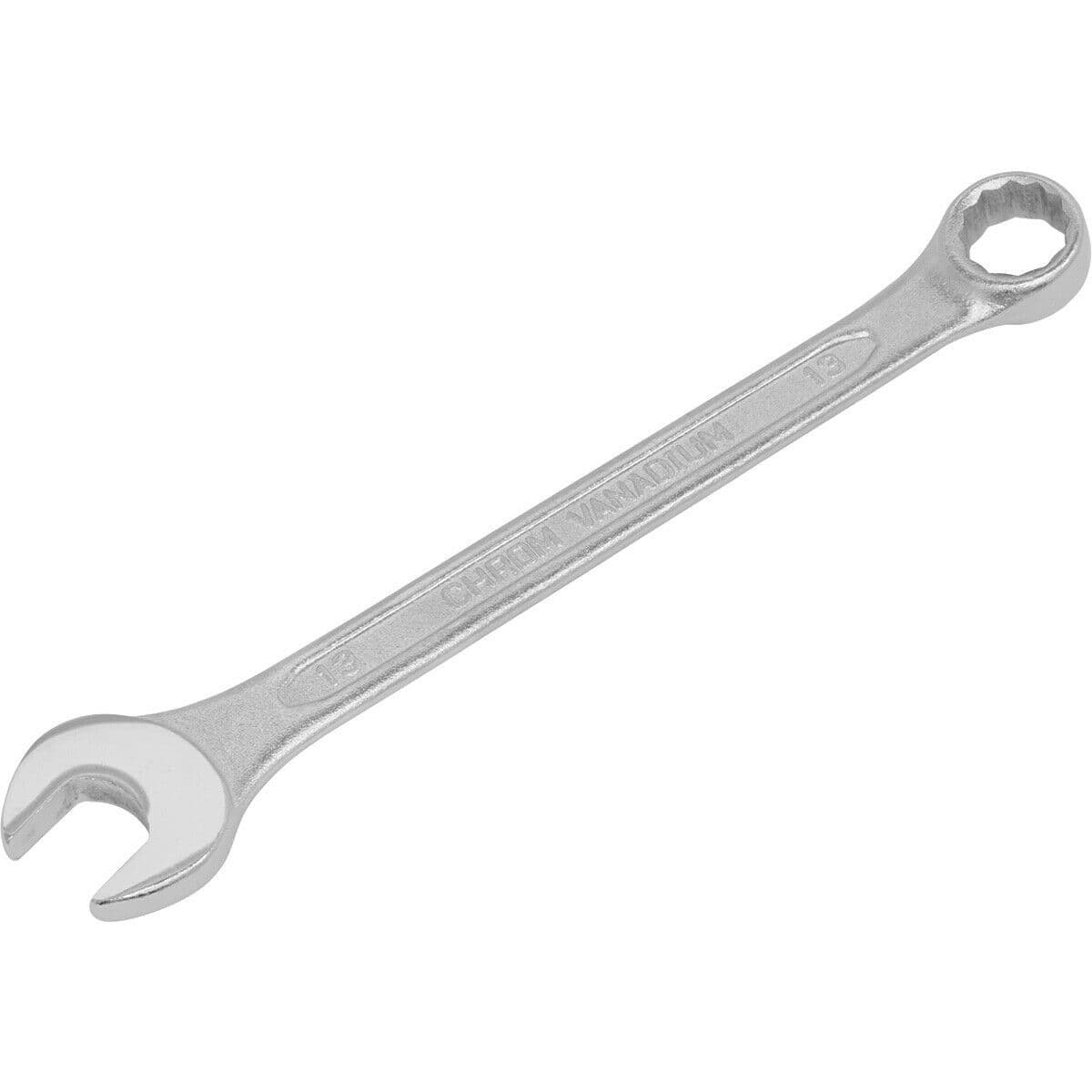 13mm Combination Spanner - Fully Polished Heads - Chrome Vanadium Steel