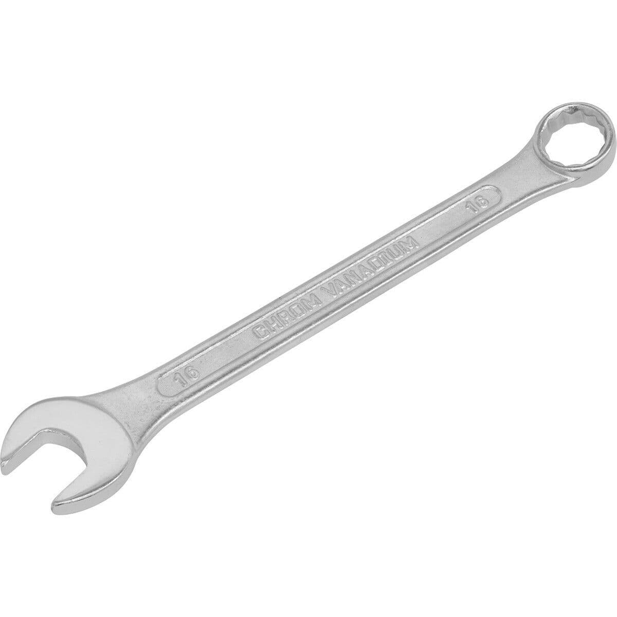 16mm Combination Spanner Fully Polished Heads Chrome Vanadium Steel