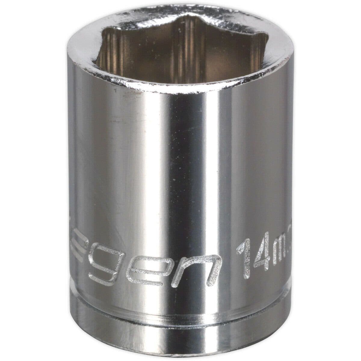 14mm Chrome Plated Drive Socket 3 8" Square Drive High Grade Carbon Steel