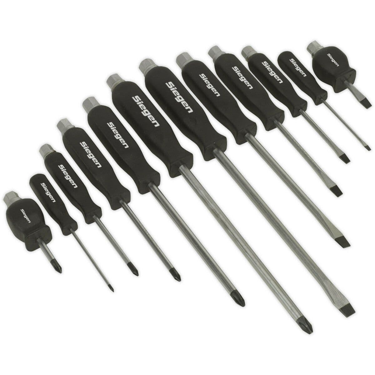 12 PACK Hammer Through Screwdriver Set - Hardened Steel Hammer Strike Chisel Cap