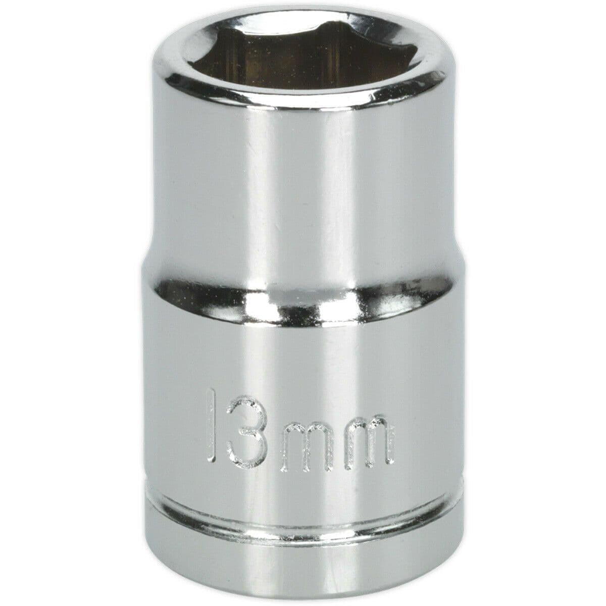 13mm Chrome Plated Drive Socket 1 2" Square Drive High Grade Carbon Steel