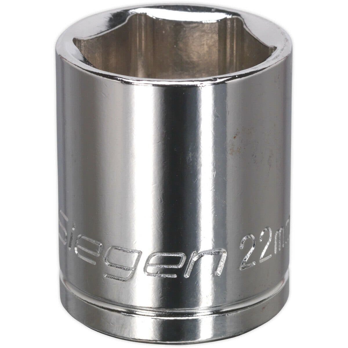 22mm Chrome Plated Drive Socket 1 2" Square Drive High Grade Carbon Steel