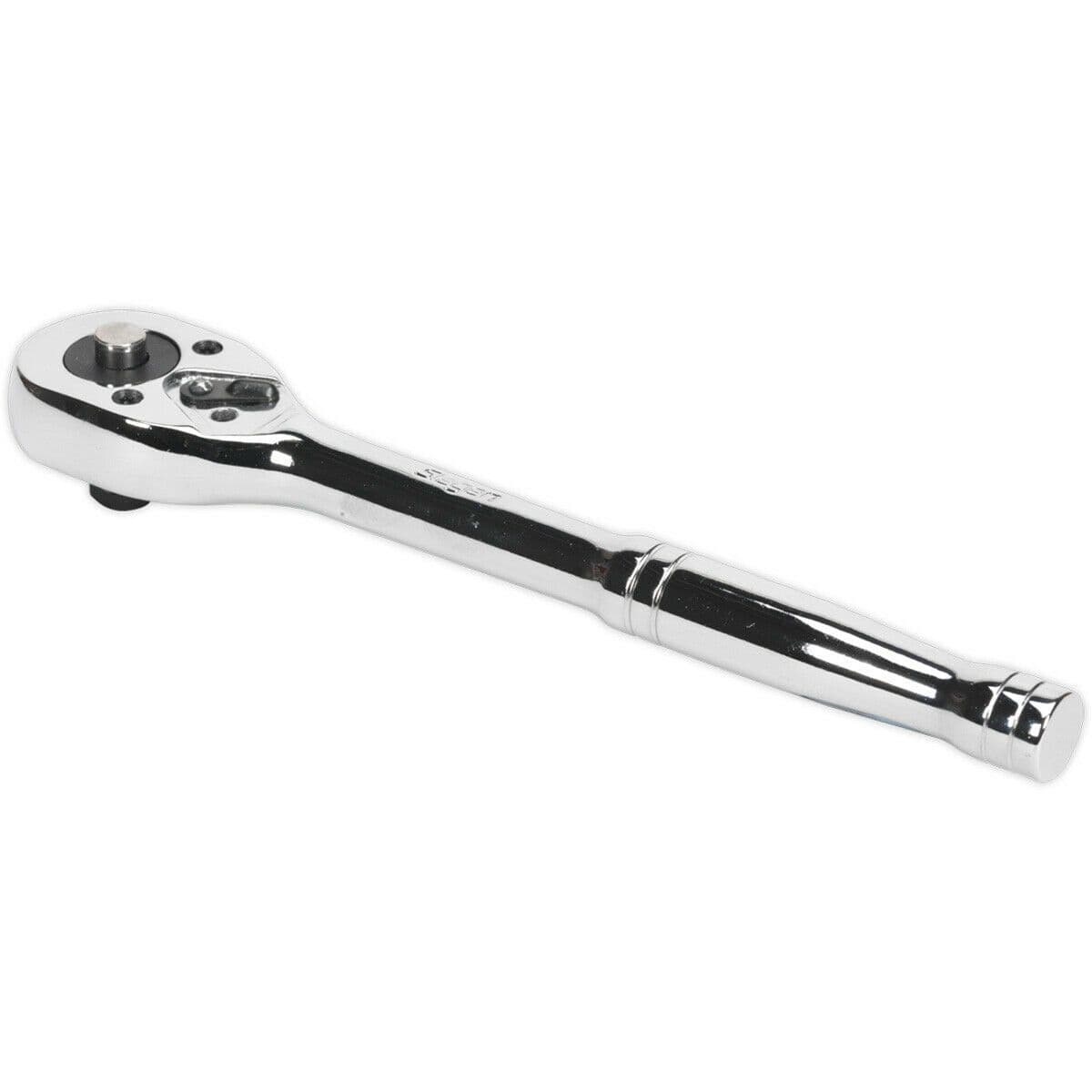 45-Tooth Flip Reverse Ratchet Wrench - 3/8 Inch Sq Drive - Pear Head Design