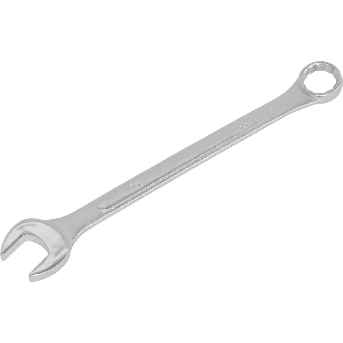 33mm Large Combination Spanner Drop Forged Steel Chrome Plated Polished Jaws