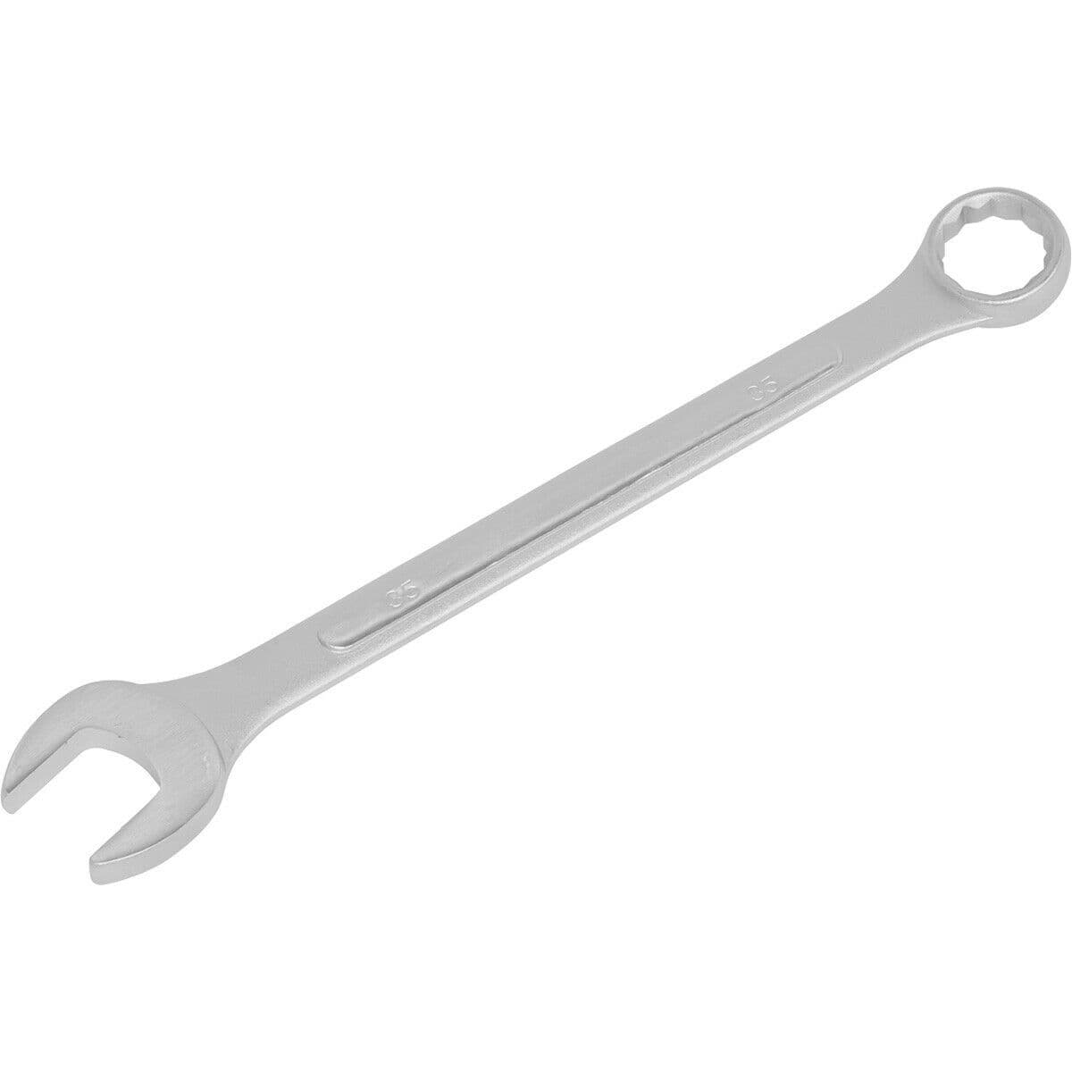 35mm Large Combination Spanner Drop Forged Steel Chrome Plated Polished Jaws