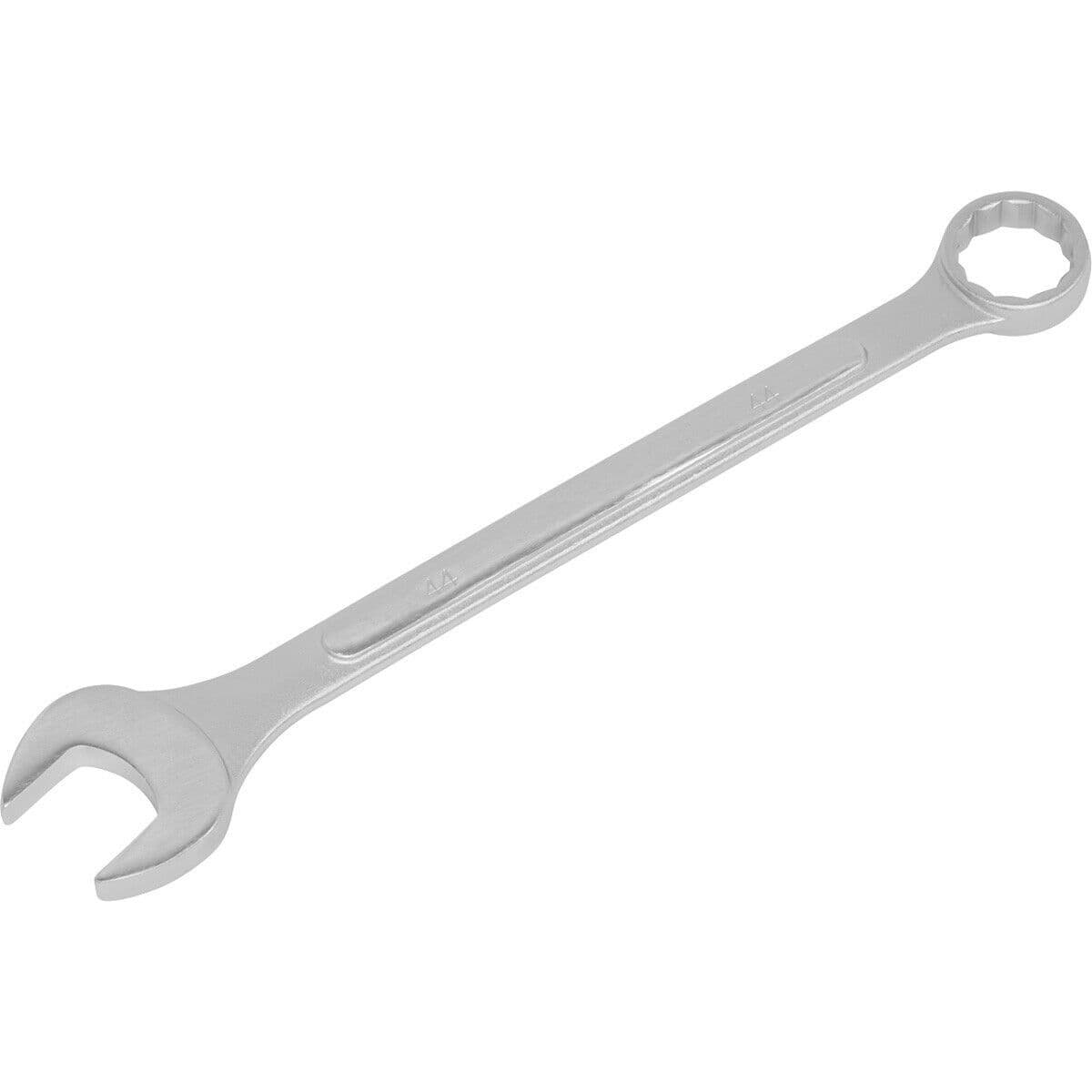 44mm Large Combination Spanner Drop Forged Steel Chrome Plated Polished Jaws
