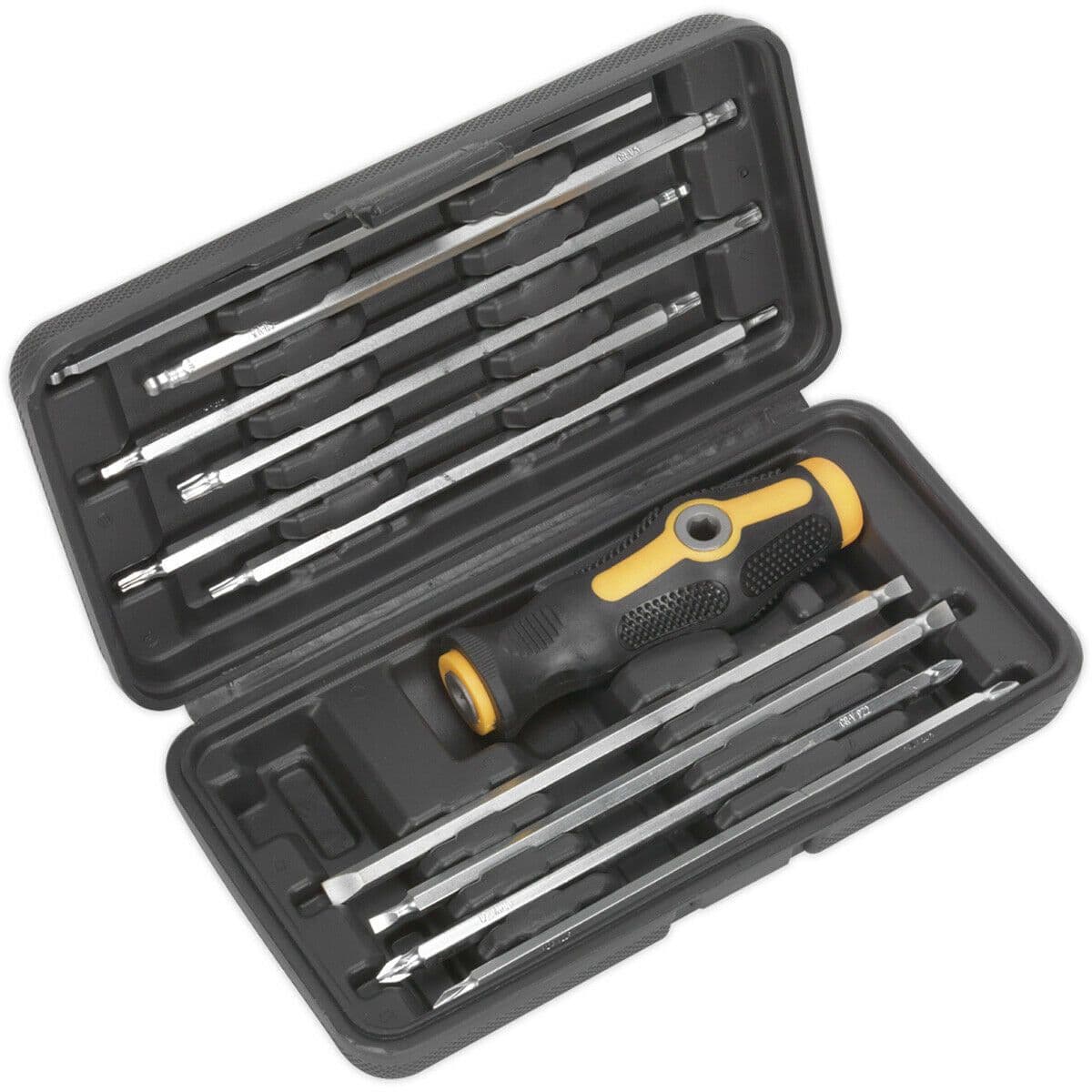 20 1 T Bar Screwdriver Set Slotted Phillips TRX Hex Ball Long Bits & Case