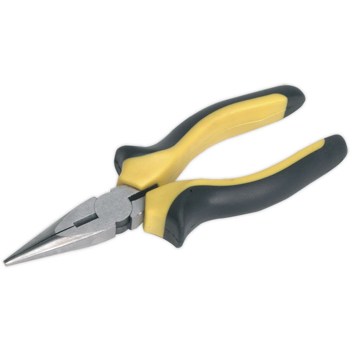 150mm Long Nose Pliers Comfort Grip Corrosion Resistant Hardened Steel