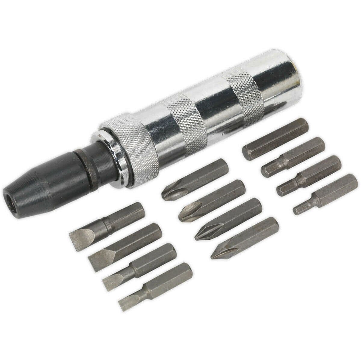 15 PACK Handheld Impact Driver Set Manual Tight Screw Remover Hammer Strike