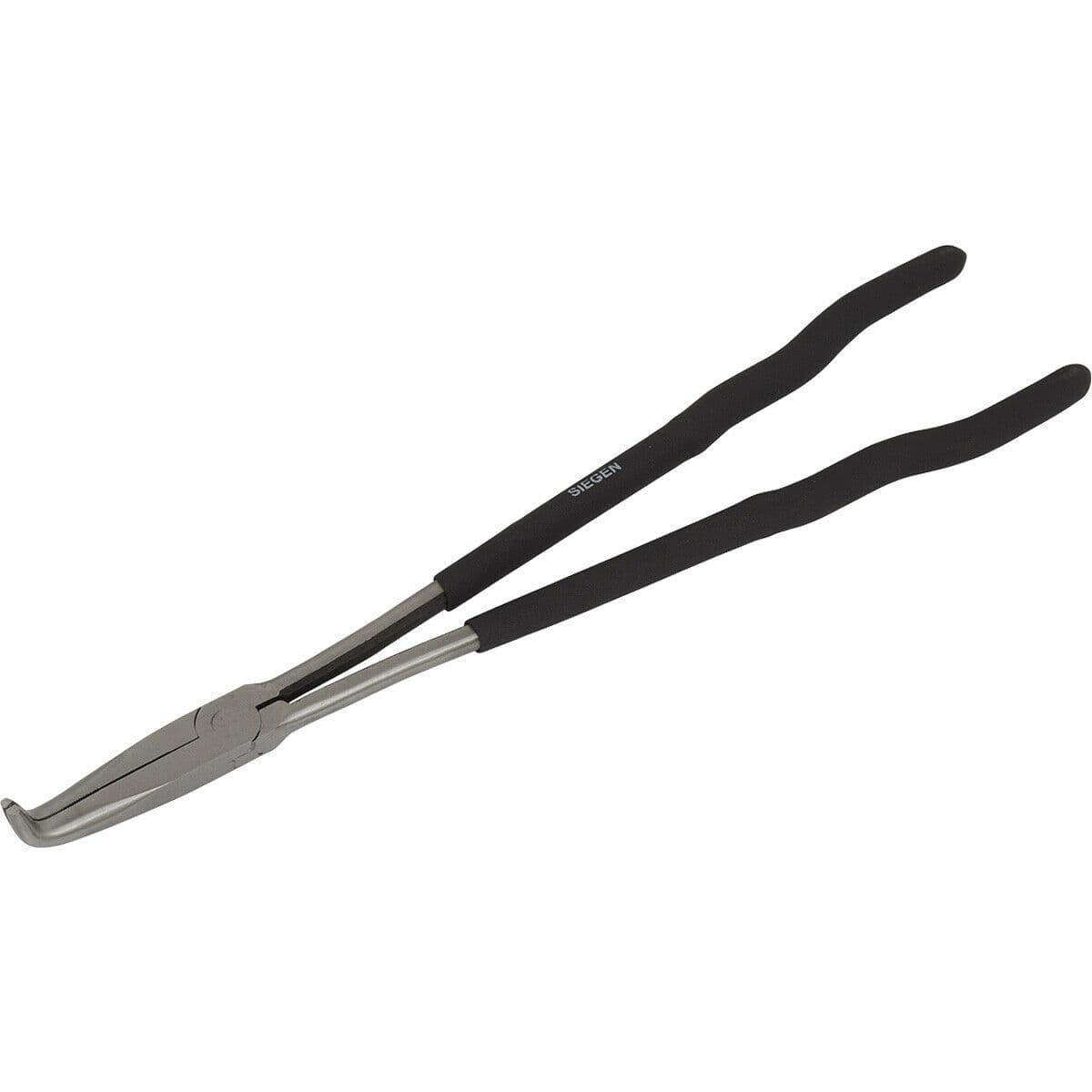 400mm Extra Long 90 Degree Needle Nose Pliers 70mm Jaw Drop Forged Steel