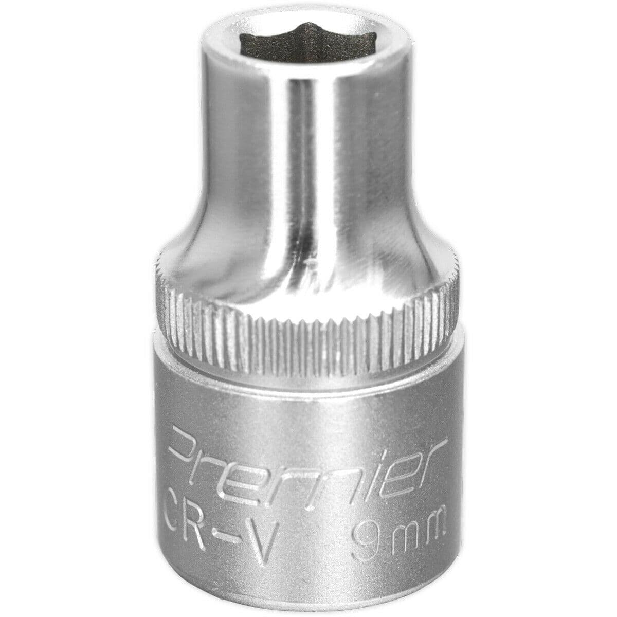9mm Steel Drive Socket 1 2" Square Drive Chrome Vanadium Wrench Socket
