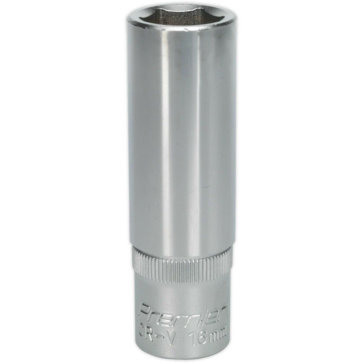 16mm Steel Deep Drive Socket 1 2" Square Drive Chrome Vanadium Socket