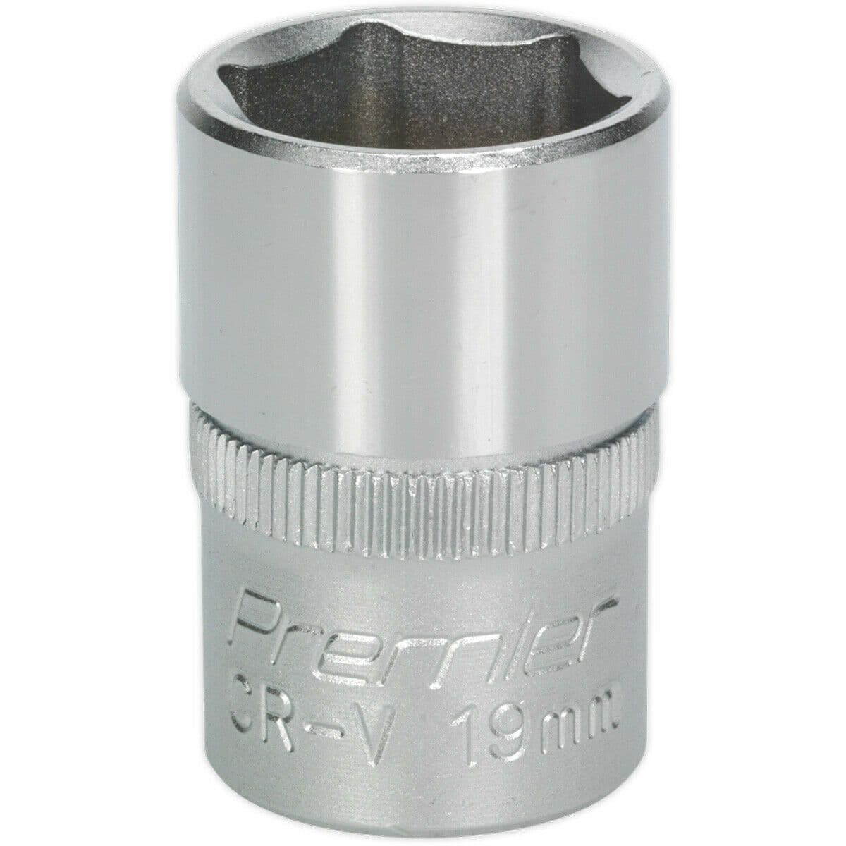 19mm Steel Drive Socket 1 2" Square Drive Chrome Vanadium Wrench Socket