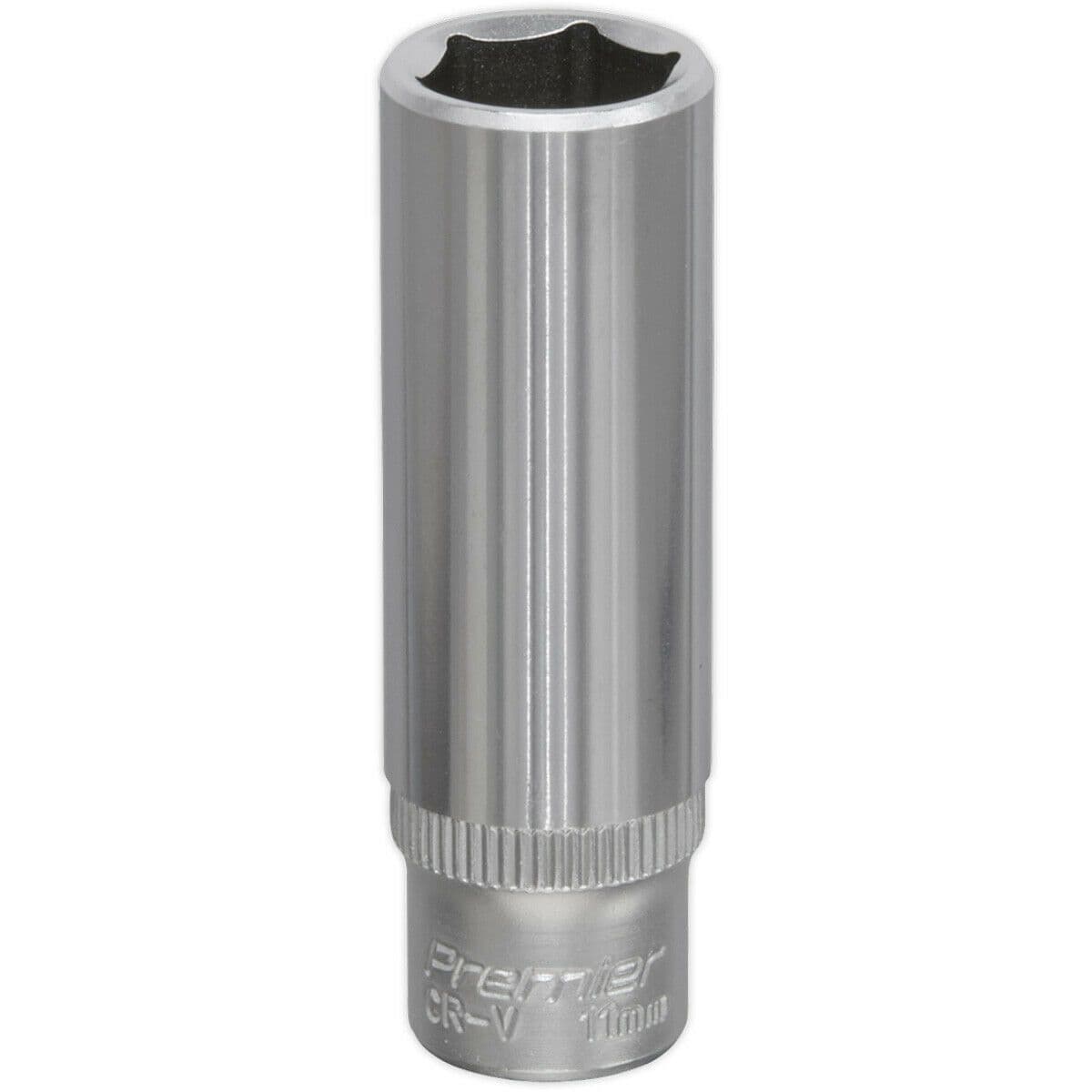 11mm Forged Steel Deep Drive Socket 1 4" Square Drive Chrome Vanadium Socket