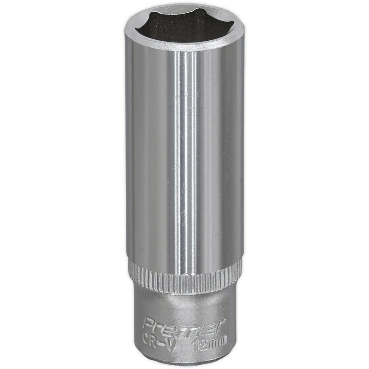 12mm Forged Steel Deep Drive Socket 1 4" Square Drive Chrome Vanadium Socket