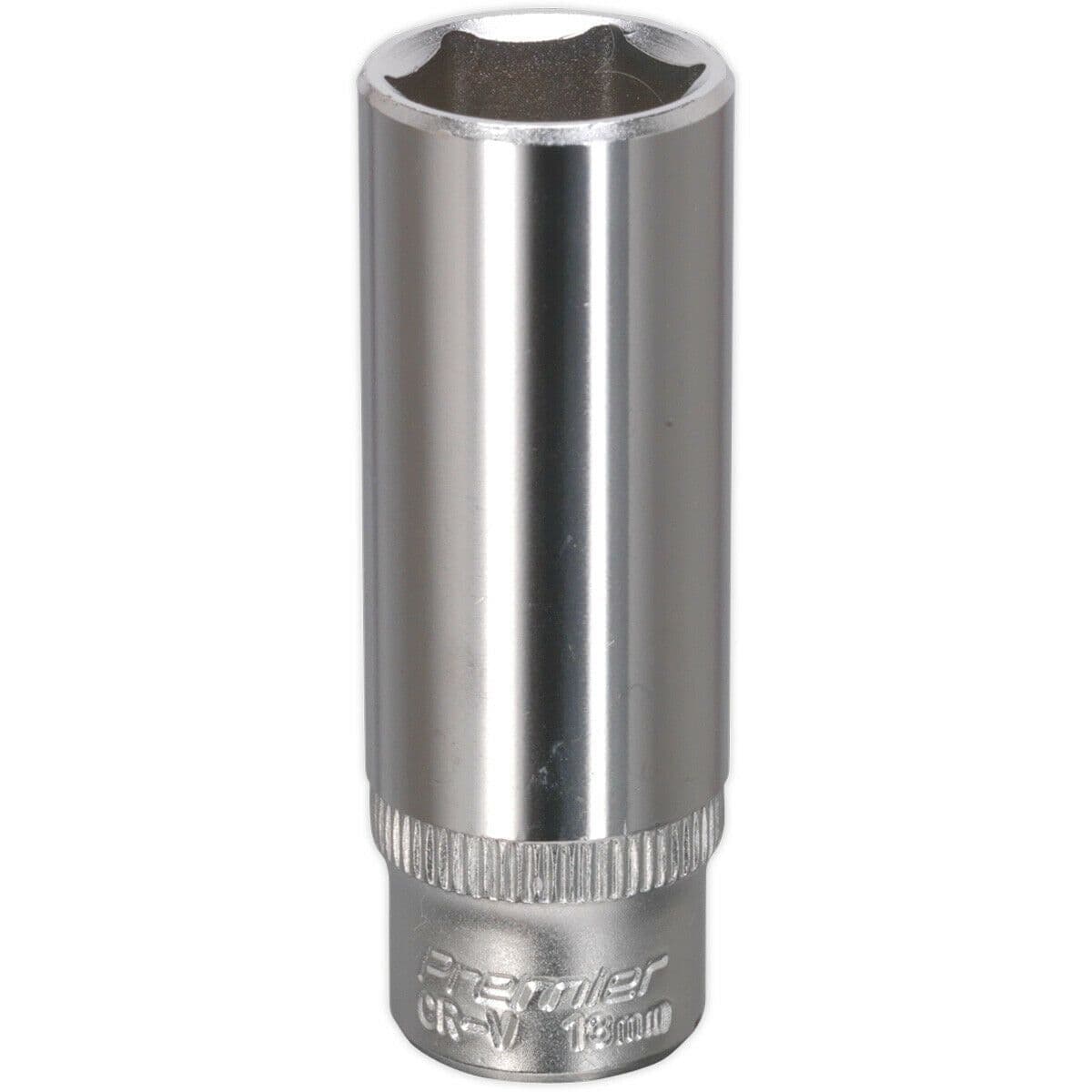 13mm Forged Steel Deep Drive Socket 1/4" Square Drive Chrome Vanadium Socket
