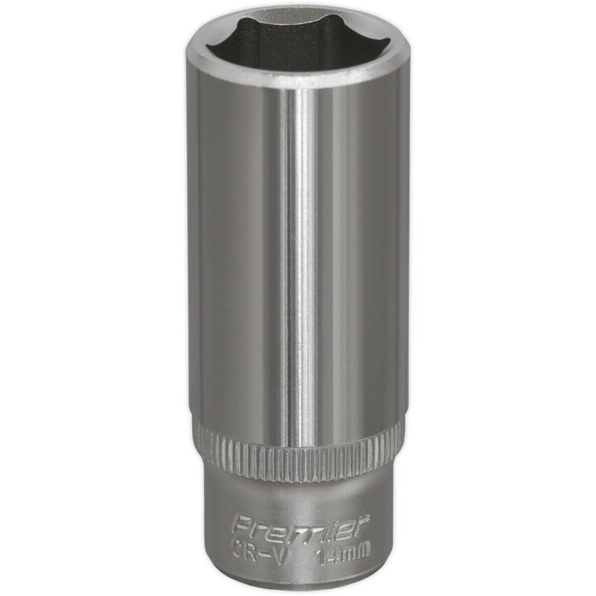 14mm Forged Steel Deep Drive Socket 1 4" Square Drive Chrome Vanadium Socket