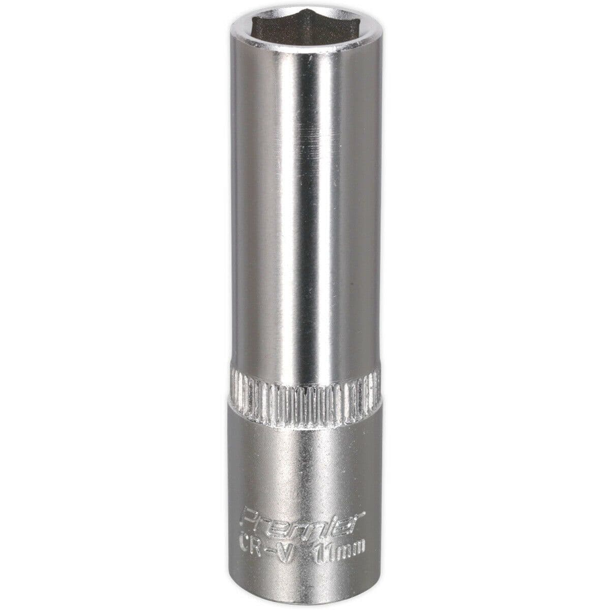 11mm Forged Steel Deep Drive Socket - 3/8" Square Drive - Chrome Vanadium Socket