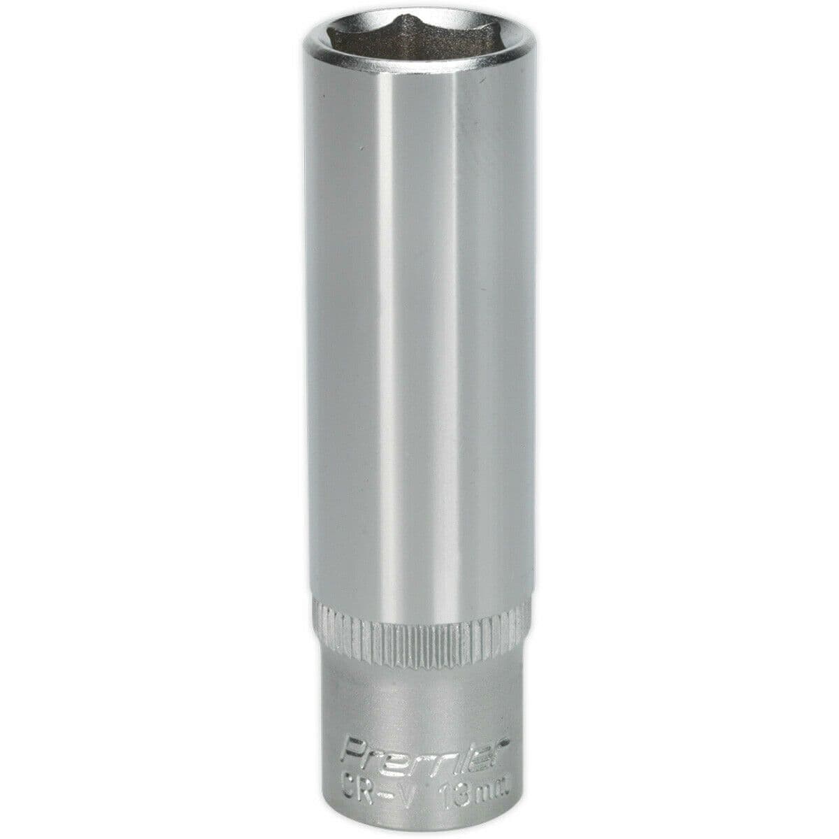 13mm Forged Steel Deep Drive Socket - 3/8" Square Drive - Chrome Vanadium Socket