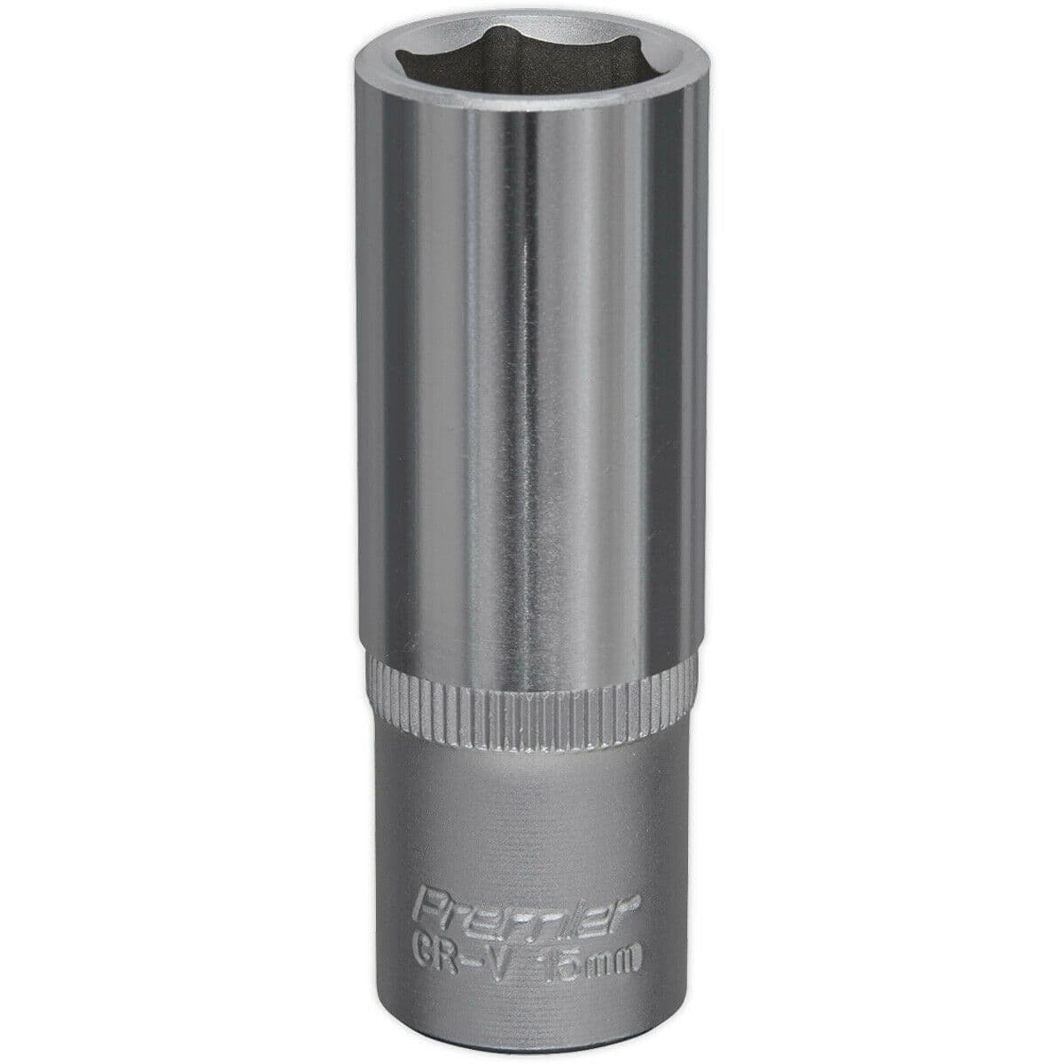 15mm Forged Steel Deep Drive Socket - 3/8" Square Drive - Chrome Vanadium Socket